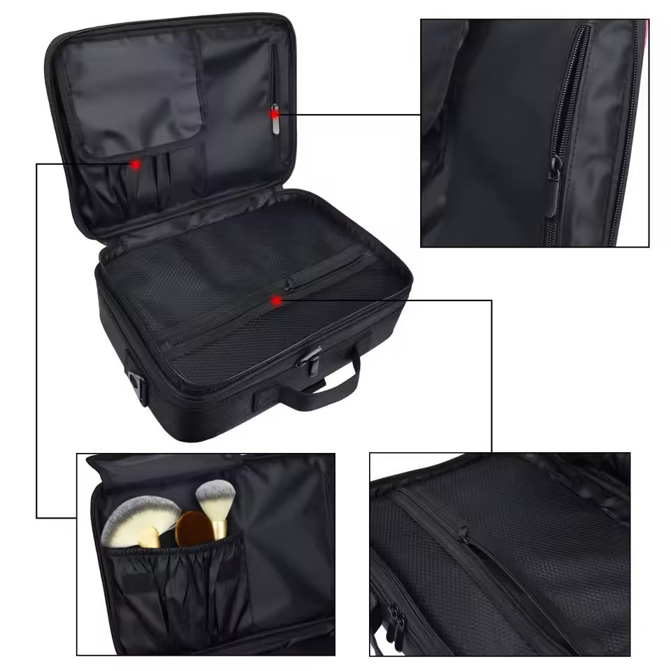 ✨ Valise Maquillage Pro – Tout Votre Beauty Kit, Parfaitement Organisé