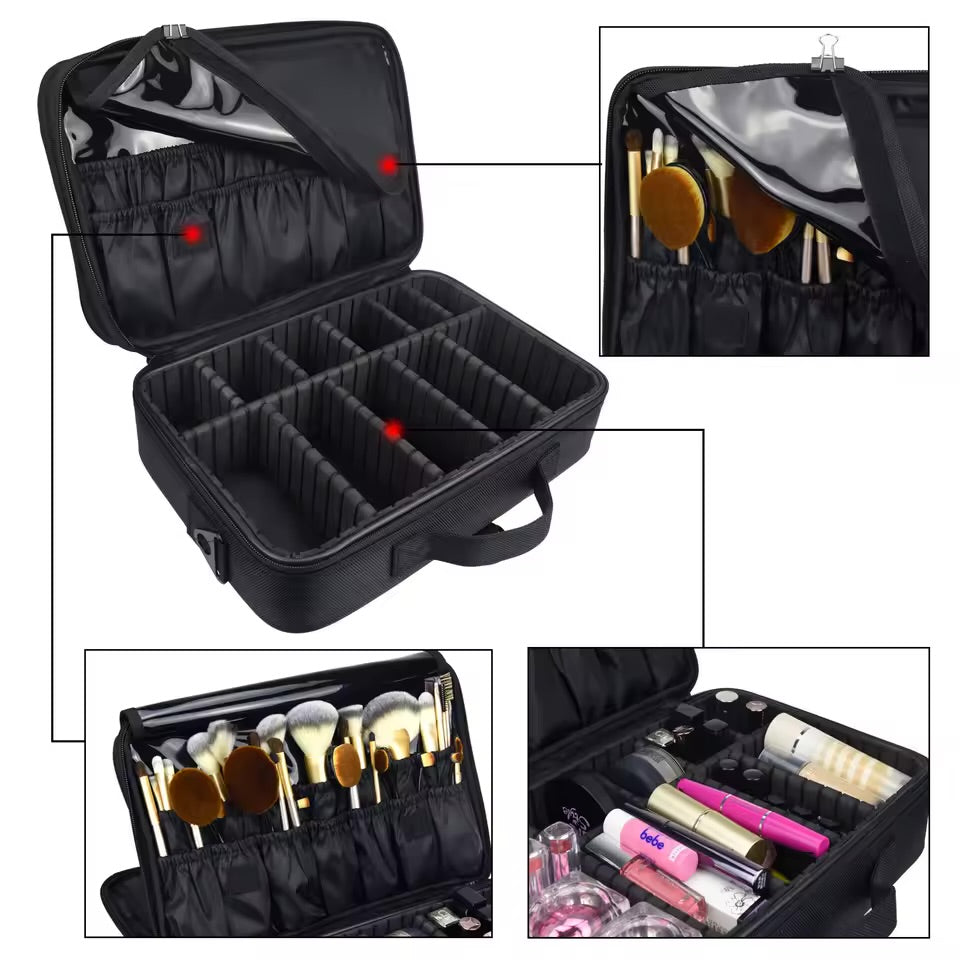 ✨ Valise Maquillage Pro – Tout Votre Beauty Kit, Parfaitement Organisé